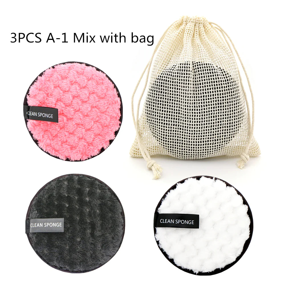 Pineapple Grid  Cleansing Cotton Makeup Remover Puff