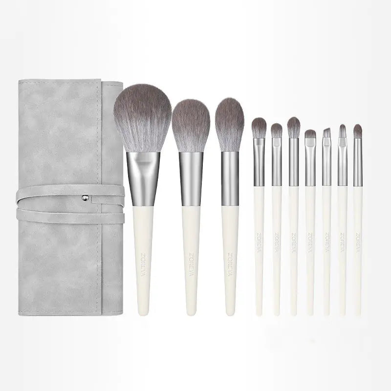 ZOREYA 10-Piece Soft Synthetic Makeup Brush Set