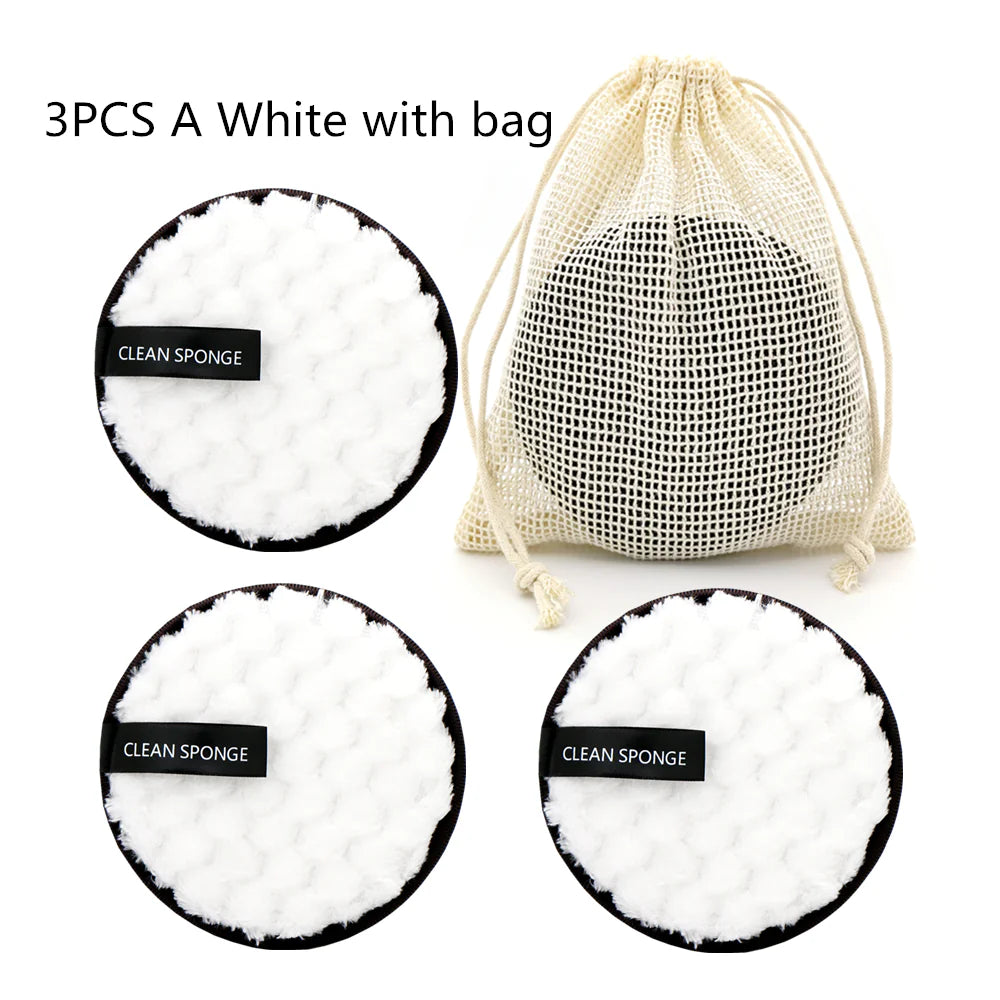 Pineapple Grid  Cleansing Cotton Makeup Remover Puff
