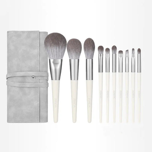 ZOREYA 10-Piece Soft Synthetic Makeup Brush Set