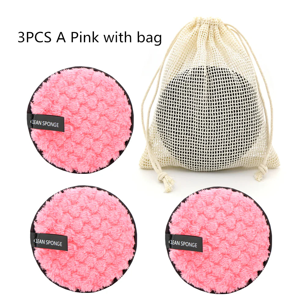 Pineapple Grid  Cleansing Cotton Makeup Remover Puff
